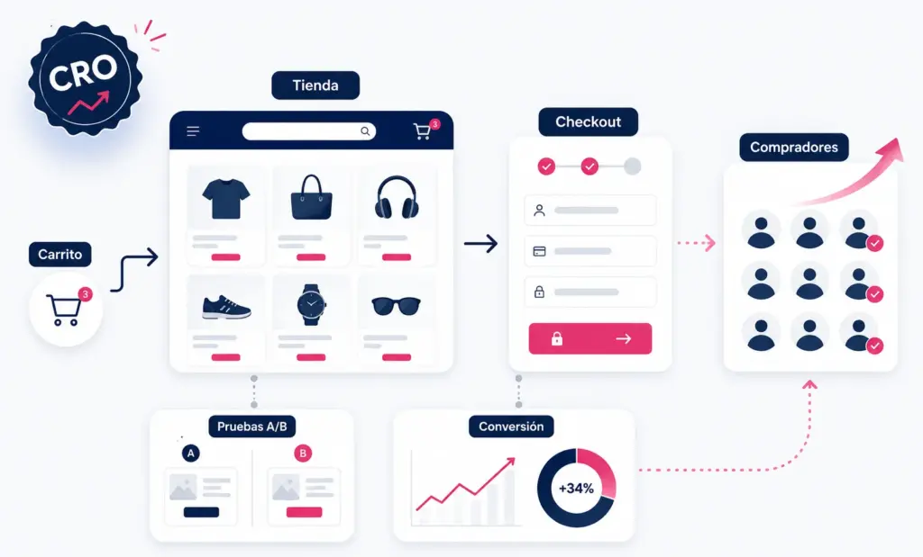 CRO para eCommerce: cómo mejorar la conversión de tu tienda