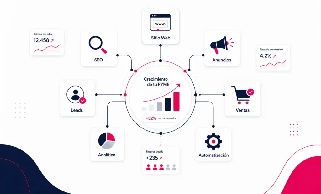 Agencia de marketing digital para pymes: cuándo contratar una