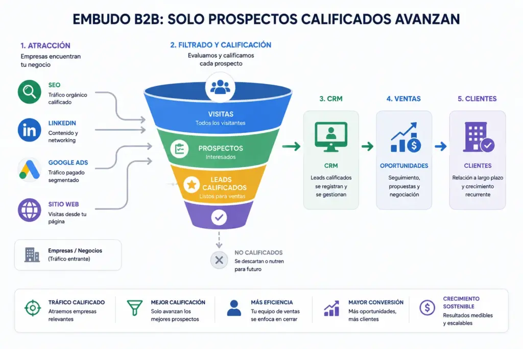 Generación de leads B2B: estrategias para conseguir prospectos
