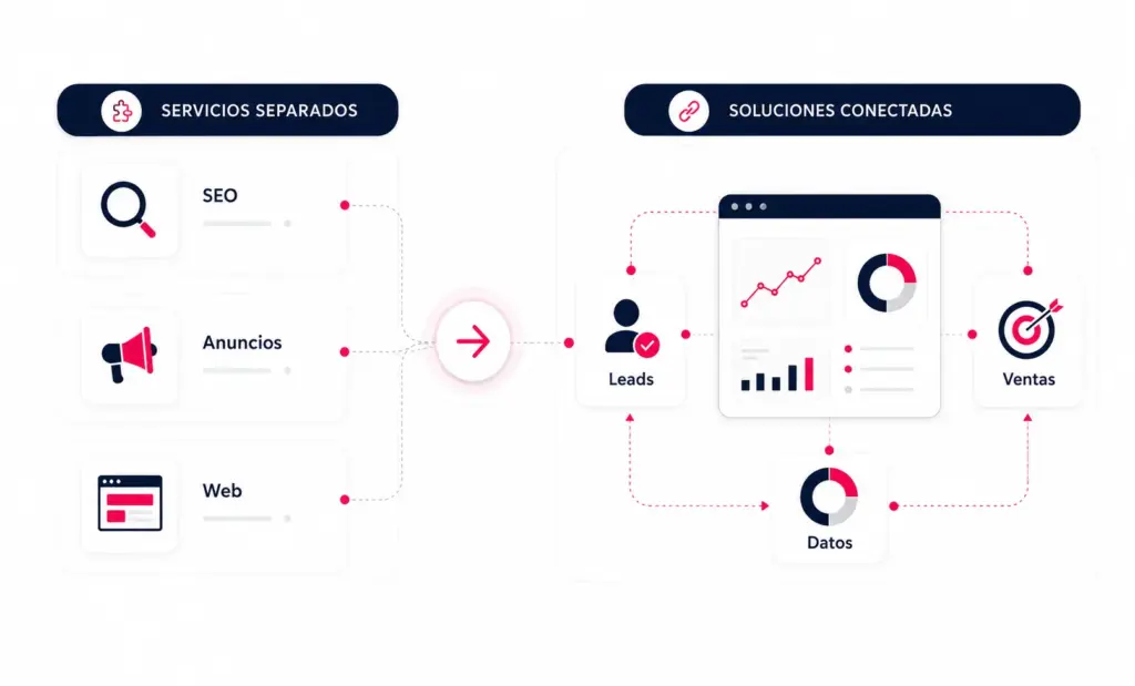 Servicio específico o solución integral de marketing digital
