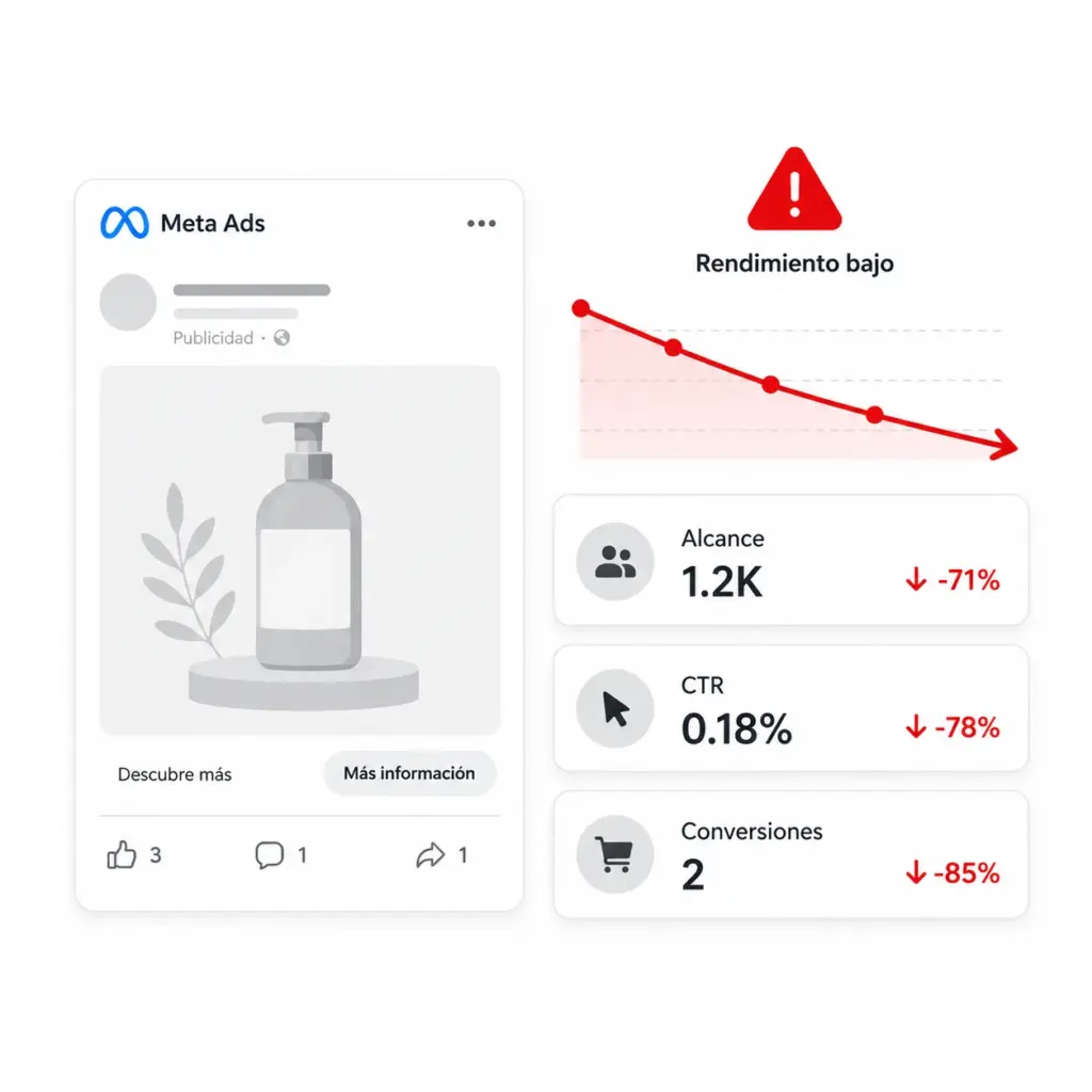 anuncio y campaña de facebook con malos resultados en mexico
