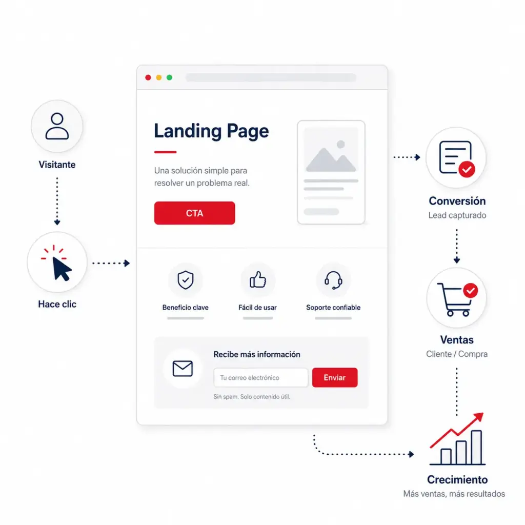 diseño de landing pages en mexico