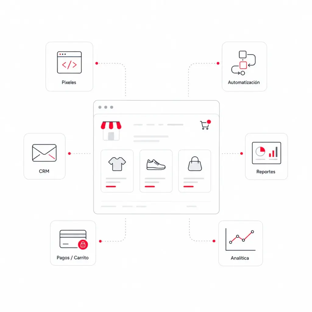 implementacion de shopify y tracking