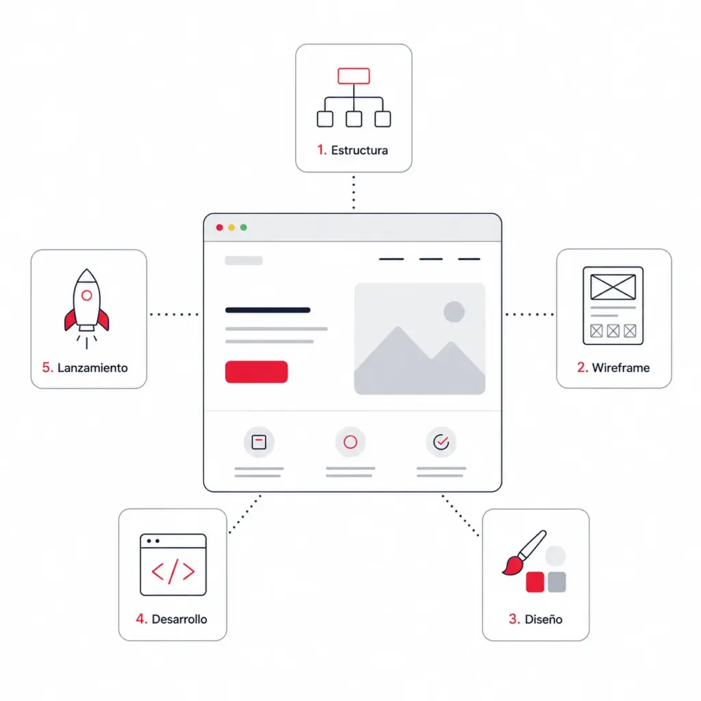 proceso de desarrollo web en mexico