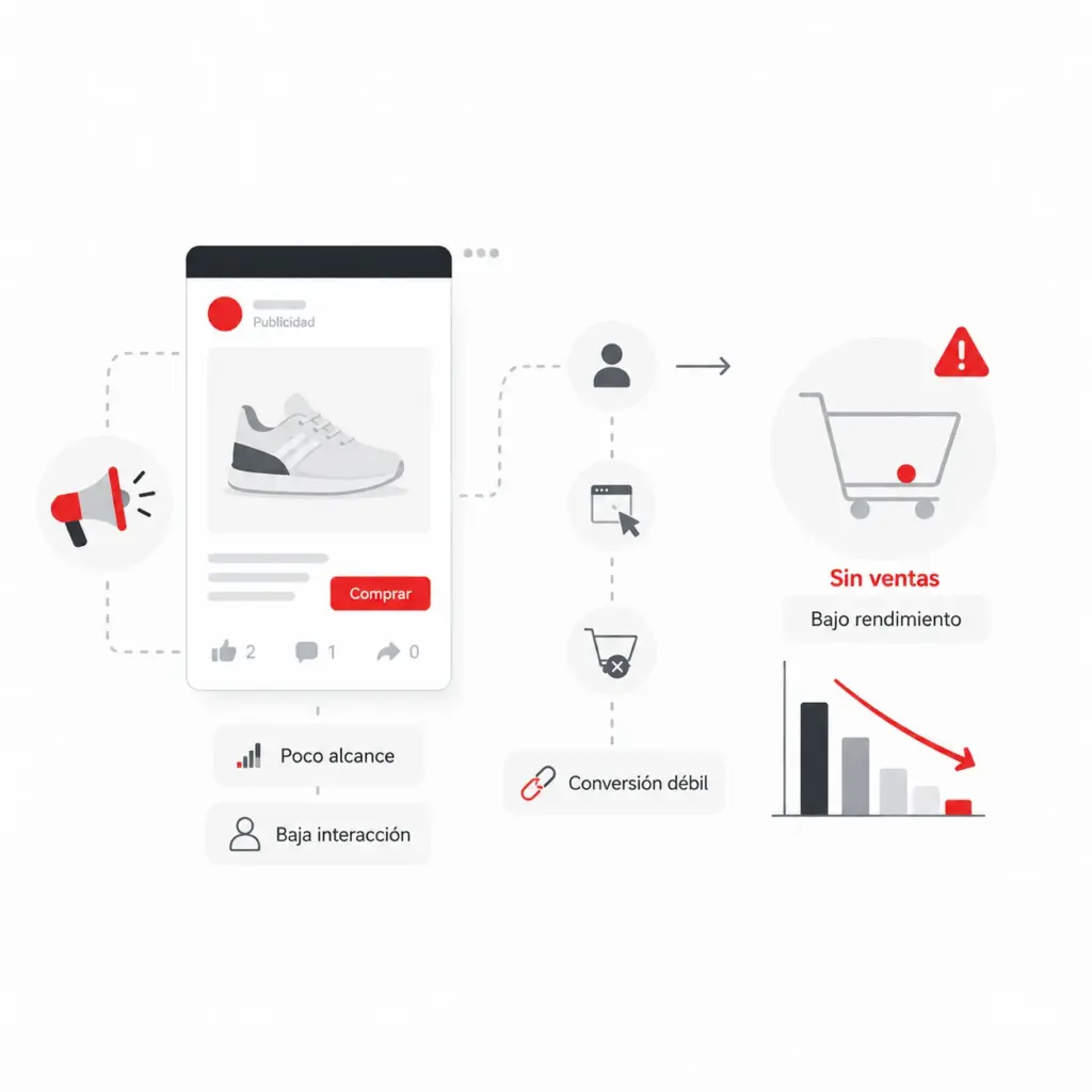 publicidad en redes sociales mal planeada e implementada